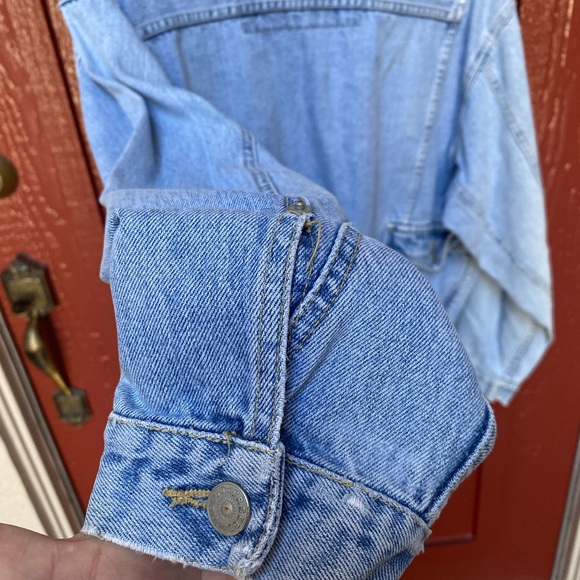 Vintage Freego Jean Zipper Oversized Jacket 🌿A4 - Picture 7 of 14